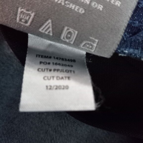 Torrid Sz 1 Lean Jeans 14 16 1X Womens Crop Super Soft Denim Blue Stretch Capri - Picture 11 of 11